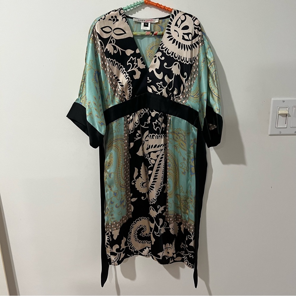 Girls Silk Dress